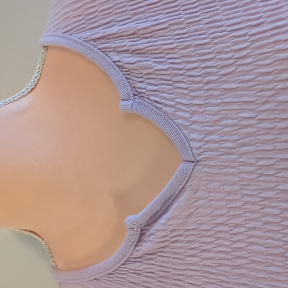 Cherokee Girl's lavender textured short sleeved shirt. Sized XL (14/16) - Picture 5 of 7